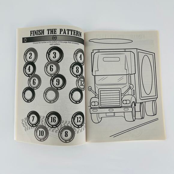 Tough Trucks Coloring & Activity Book - New / Unused - Picture 11 of 13